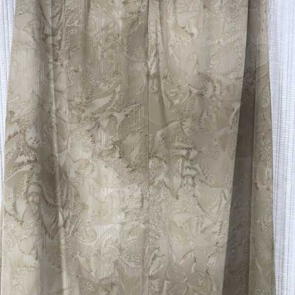 Vintage 80's Express Tan Maxi Skirt-Size 5/6 - Picture 8 of 13